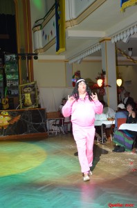 Doch ei wer ist denn in Rosa das?
Ach unser lieber Winnitouch.